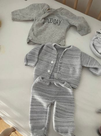 Ensemble p’tit bisou et pull in extenso