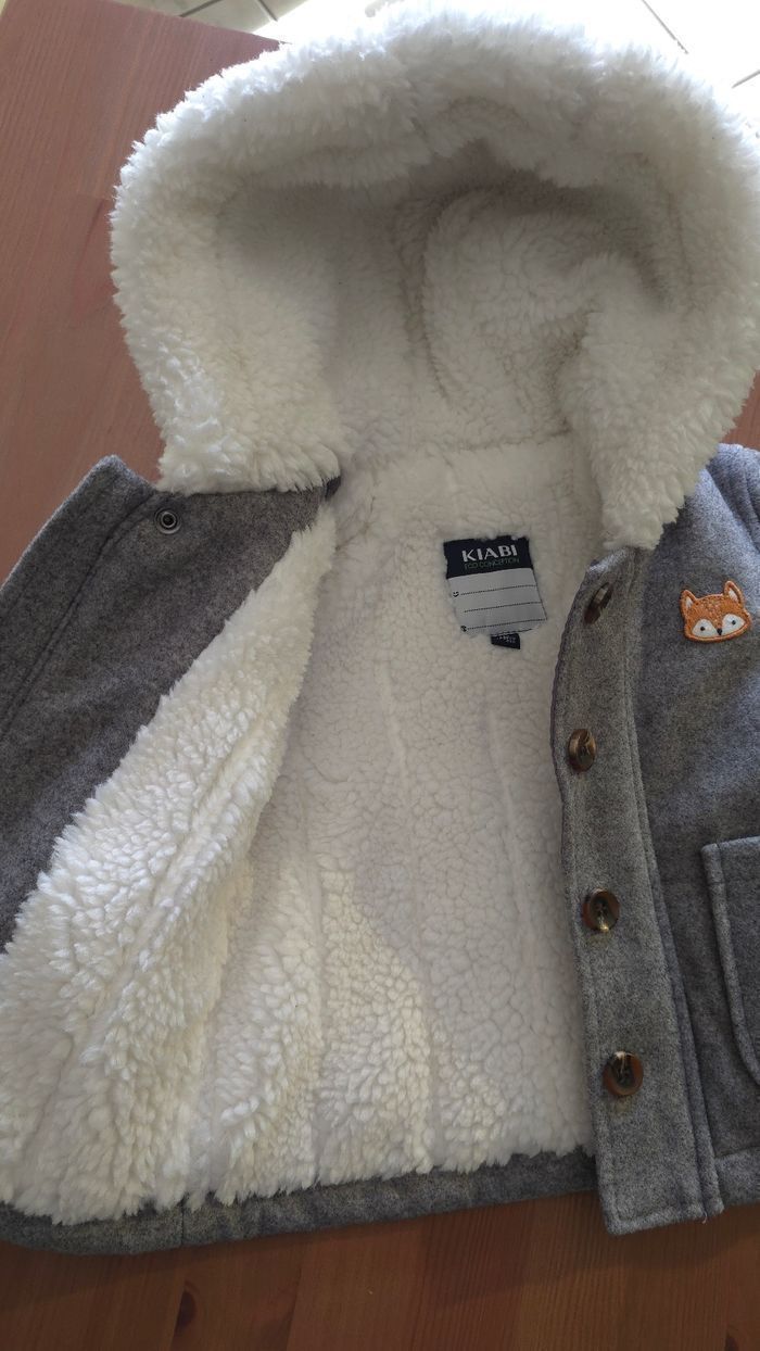 Neuf (non porté)🏷 😍🤩💙 superbe manteau chaud 6 mois garçon 😍🤩💙 - photo numéro 3