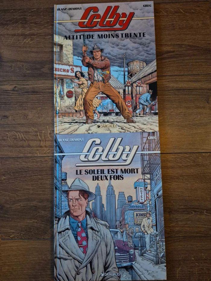 Lot de 2 bandes dessinées Colby