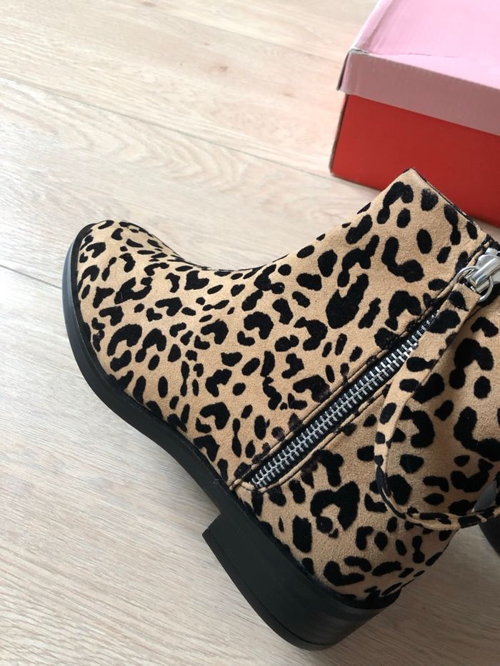 Bottines plates léopard neuves Even&Odd pointure 37 - photo numéro 6