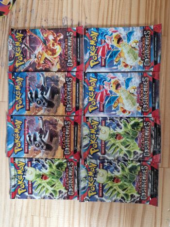 8 booster flammes obsidiennes pokémon 