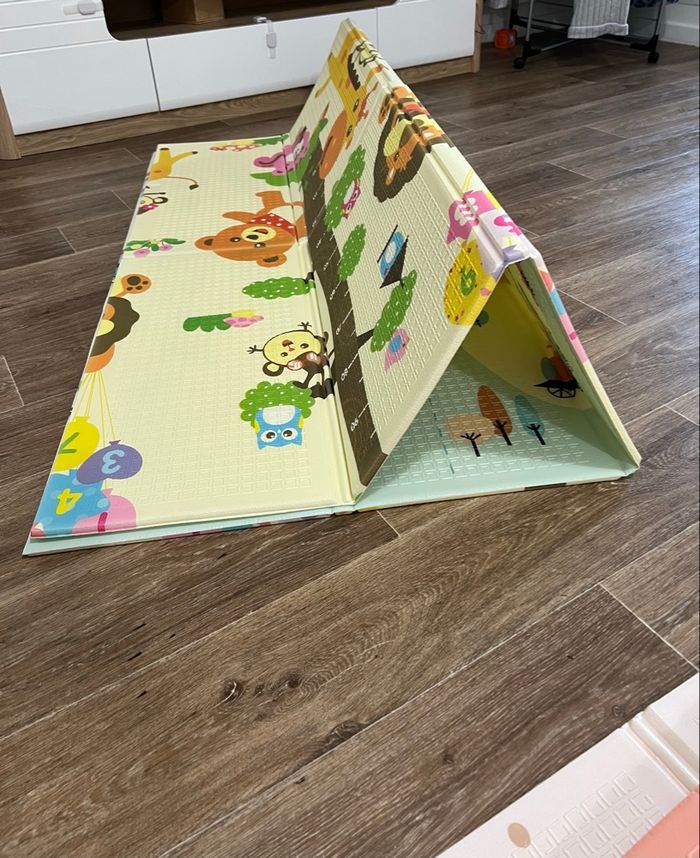 Tapis de jeu pliable réversible bébé neuf - photo numéro 7