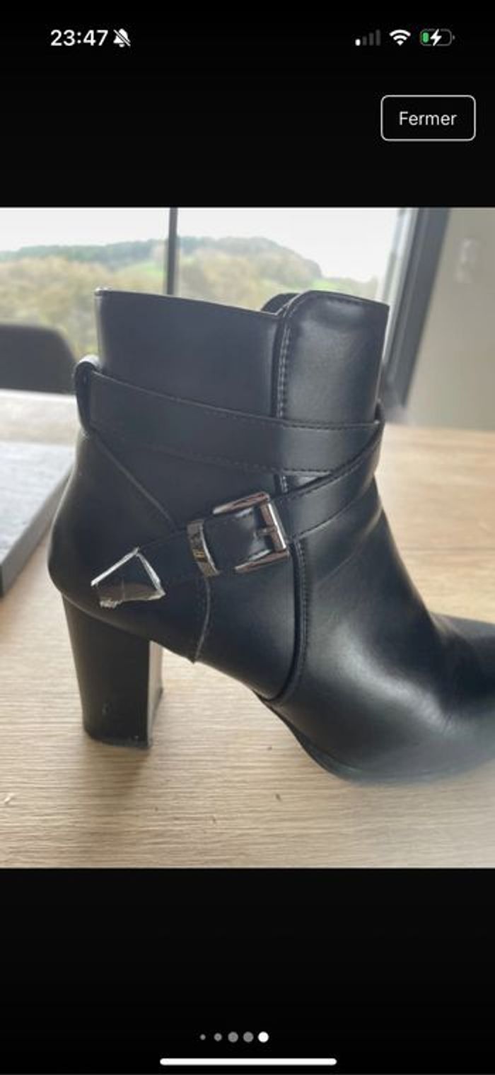 Bottine talon noir - photo numéro 5