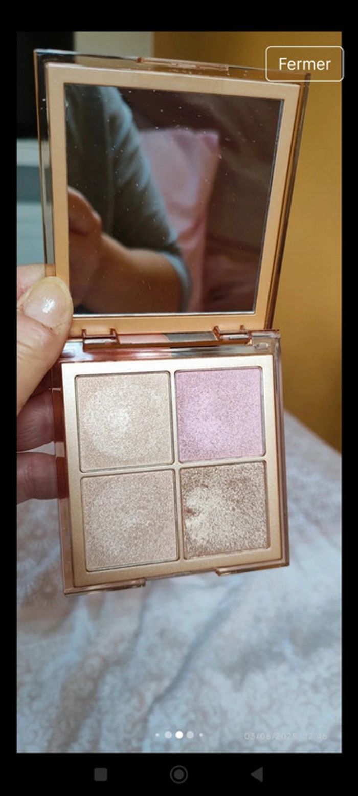 Huda Beauty Highlighter Obsessions Light Glow Mini Face Palette - photo numéro 5