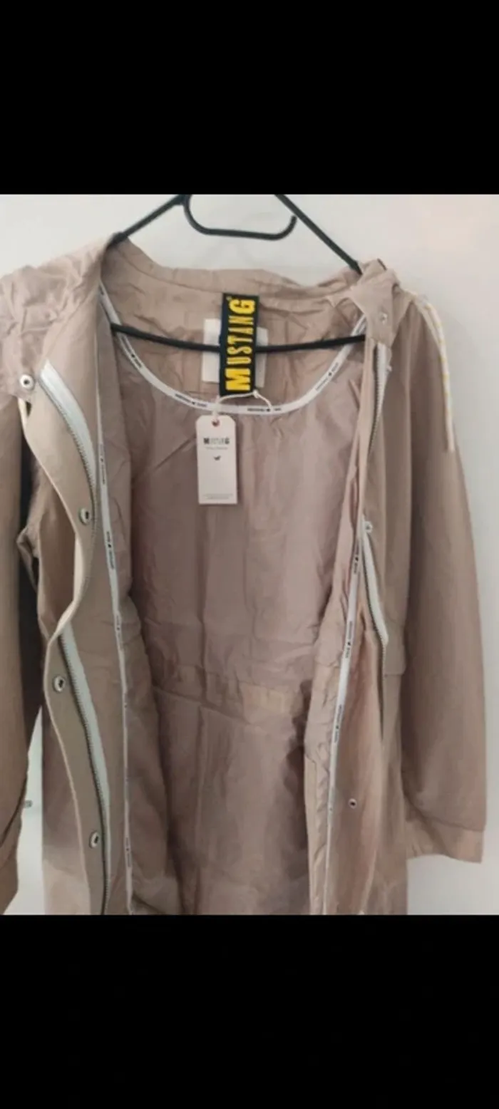 Parka Mustang beige taille S neuf - photo numéro 6