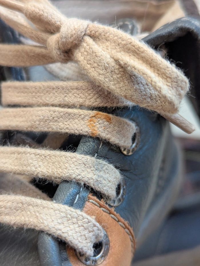 Chaussures montantes cuir bleu NOËL, Garçon – Taille 25 - photo numéro 9