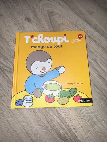 Livre Tchoupi mange de tout 