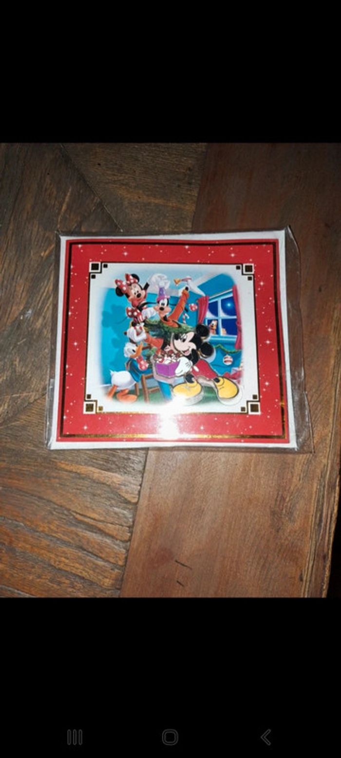Pin's collection carte Noël Mickey mouse Disney store