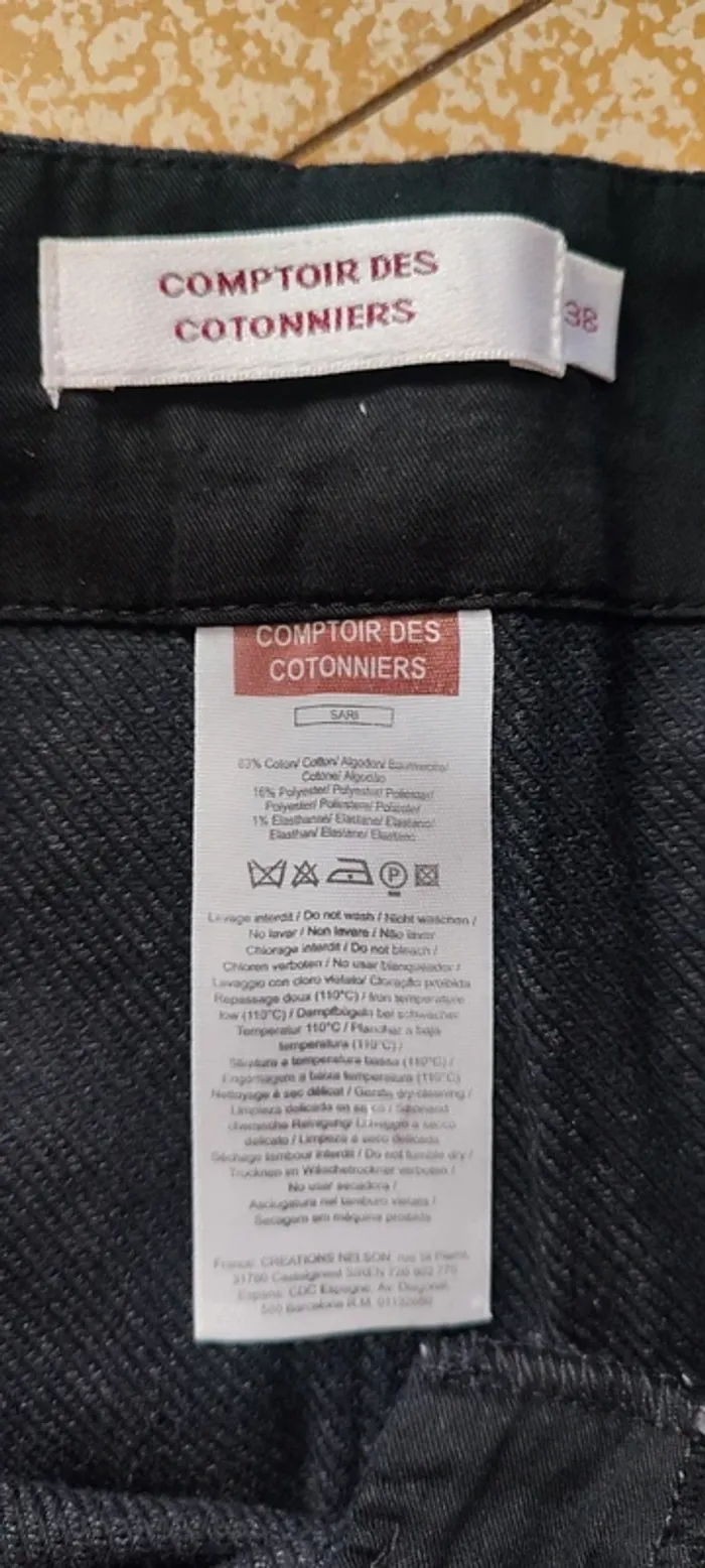 Jupe noire Comptoir des cotonniers 38 - photo numéro 2