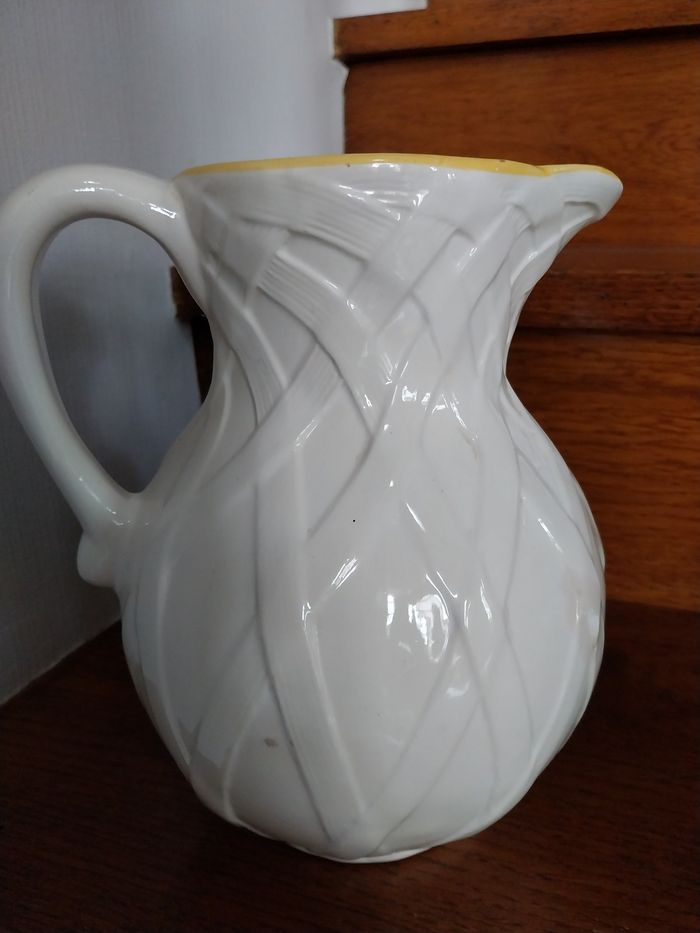 Pichet carafe vase barbotine - photo numéro 5