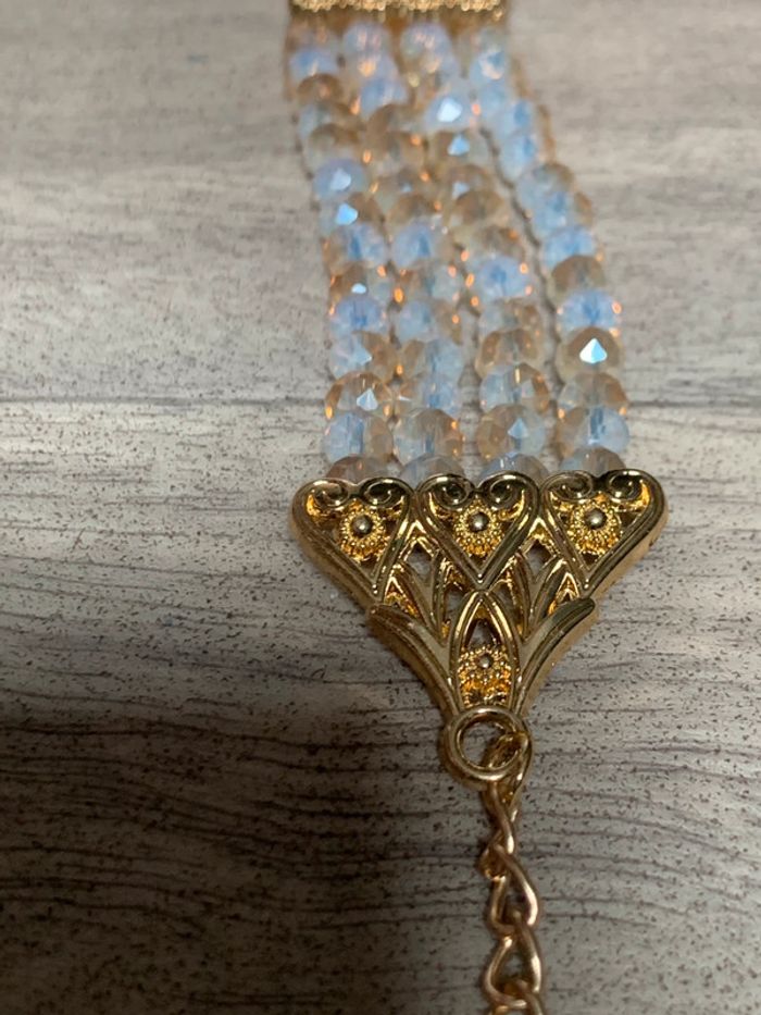 Parure Collier ras de cou  et boucles d’oreilles - photo numéro 5