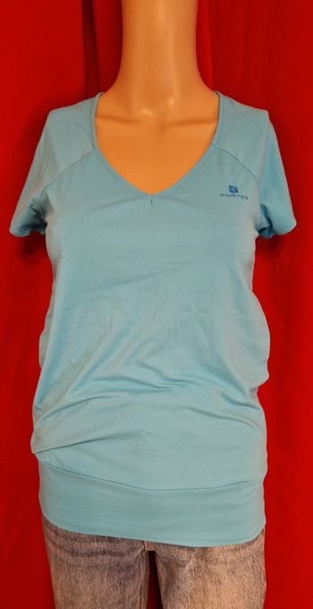 T-shirt Domyos taille 36 turquoise