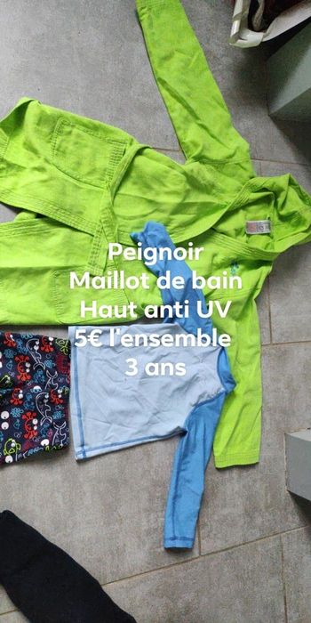 Lot piscine 3 ans garçon