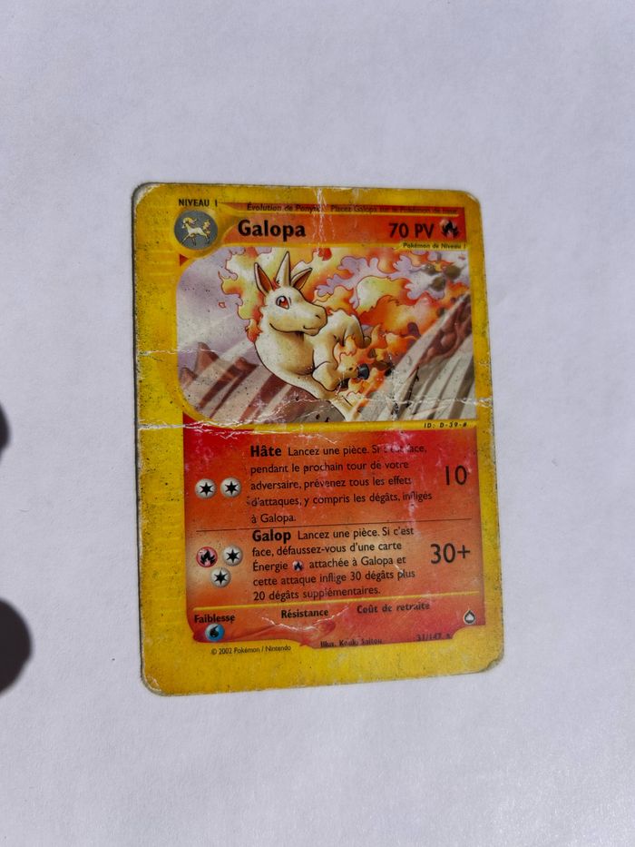 Carte Pokémon: Galopa -aquapolis gardien- 2002 n•31/147