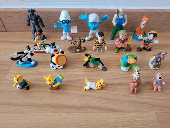 Lot figurines publicitaires et autres