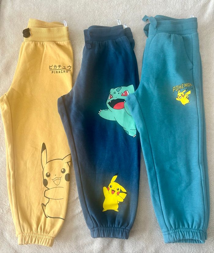 Lot de 3 joggings Pokémon taille 4ans