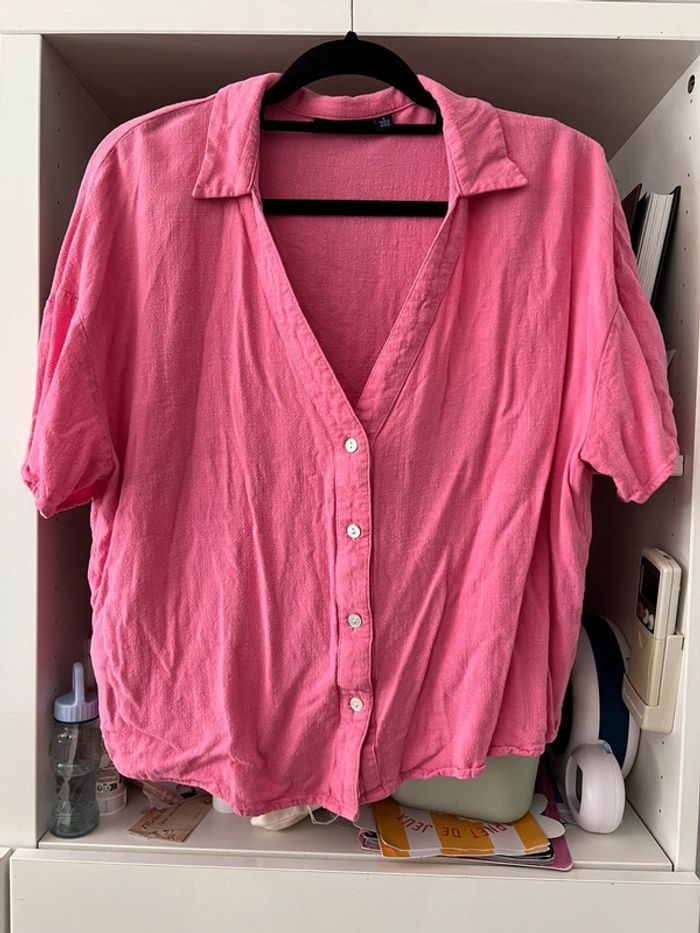 Chemise rose