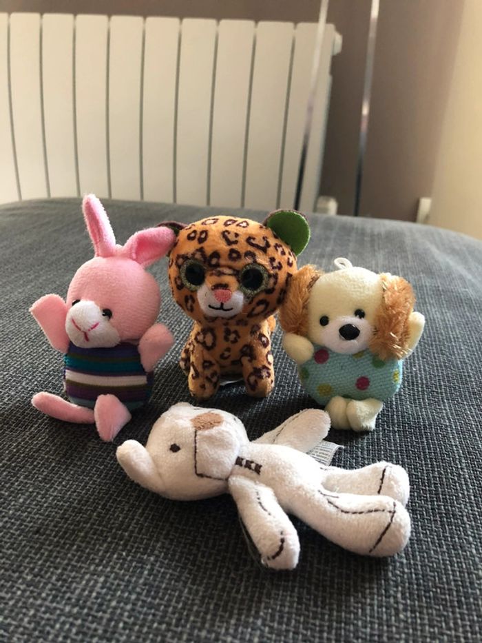 Lot de 4 mini peluches - photo numéro 3