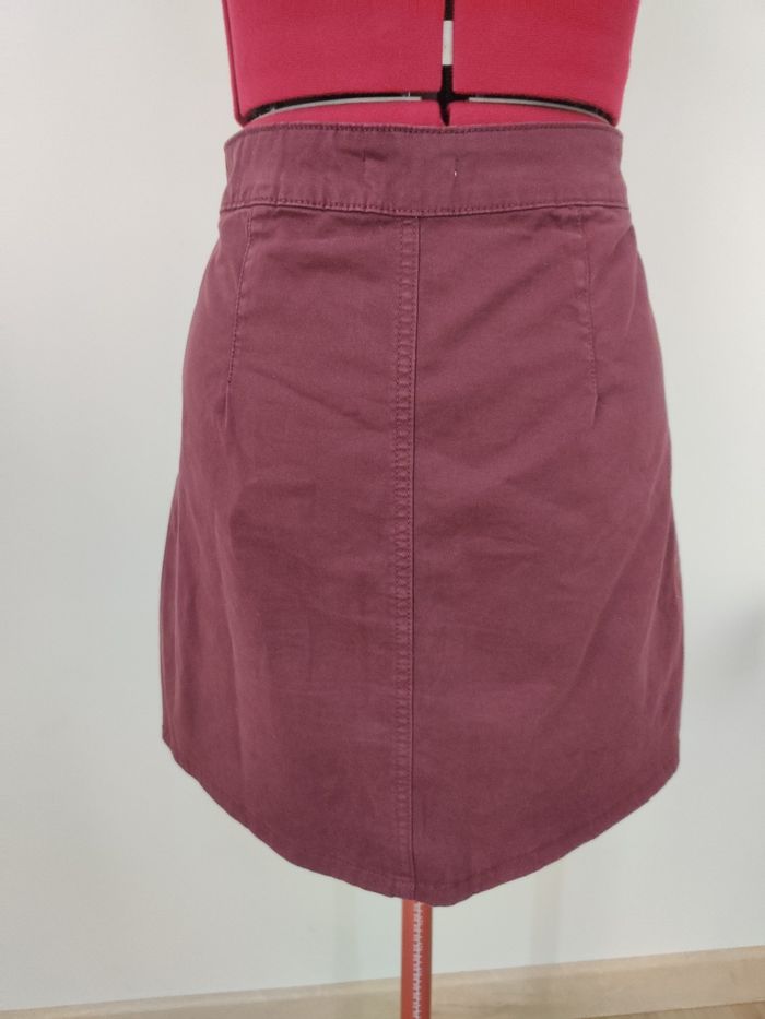 Robe trapèze bordeaux ca - photo numéro 2