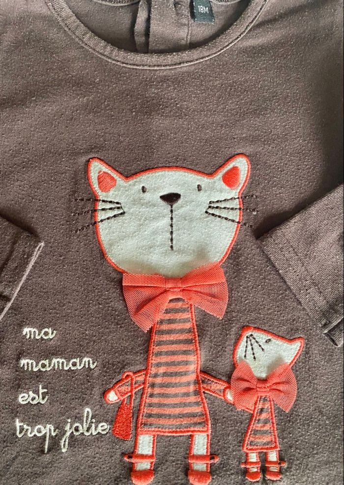 lot de 6 robes/tuniques bébé fille - 18 mois (manches courtes & longues) - photo numéro 10