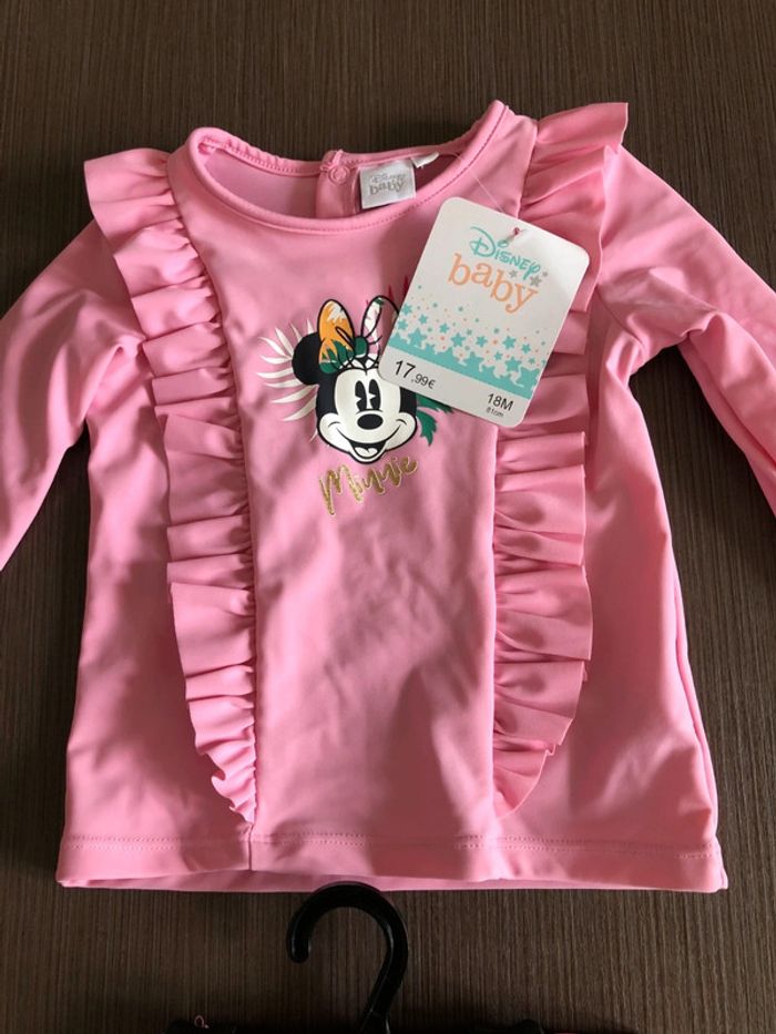 Maillot de bain fille 2 pièces Minnie disney 18 mois - photo numéro 2