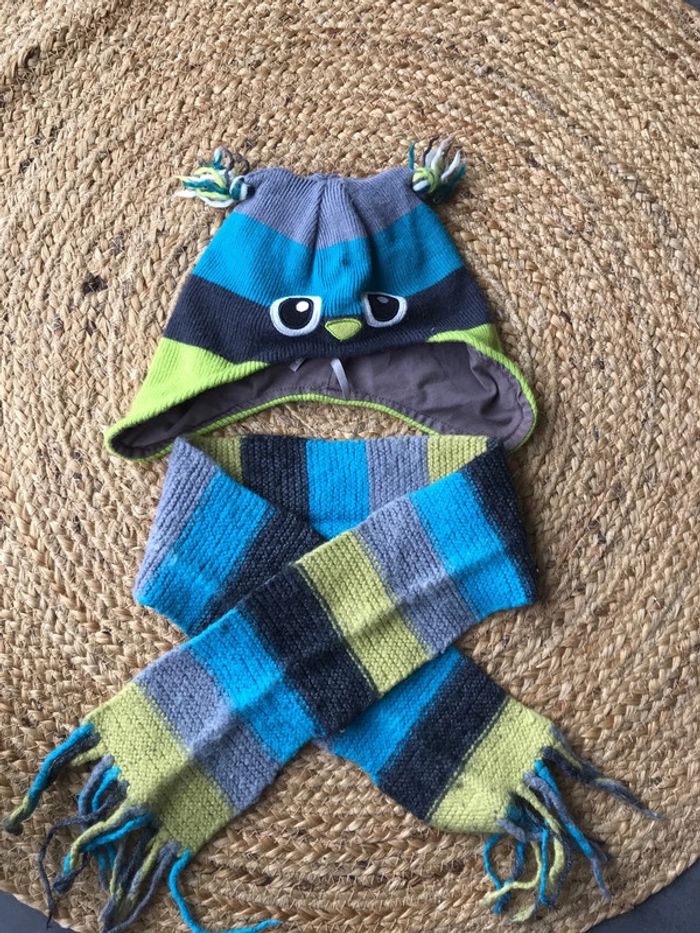 Écharpe bonnet 1-2 ans