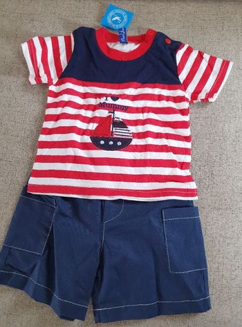 Ensemble garçon NEUF 3-6 mois
