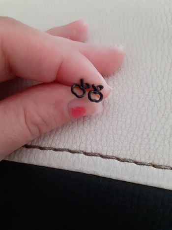 🍎Paire de b-o en forme de pomme🍎