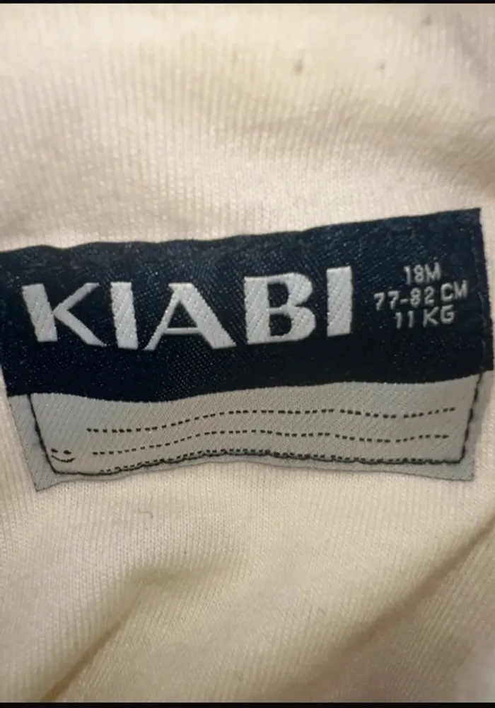 Veste manteau polaire poils blanc toute douce très chaude crème Kiabi - photo numéro 3