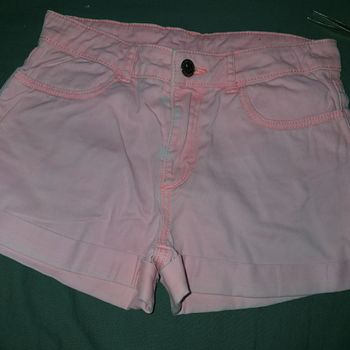 Short 8-9 rose délavé