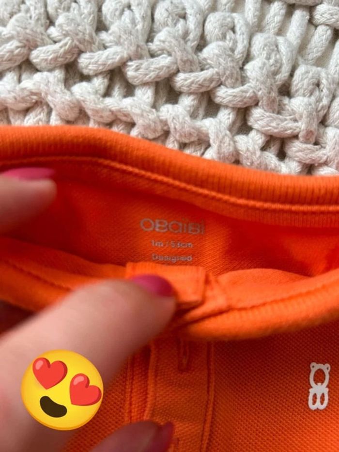 Polo bébé garçon Obaibi neuf taille 1 mois - photo numéro 2