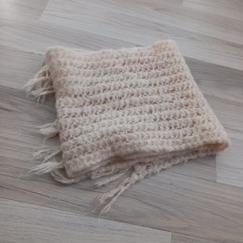 Écharpe femme beige