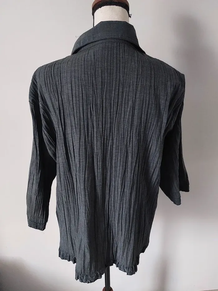 Chemise demi saison grise foncé - photo numéro 5