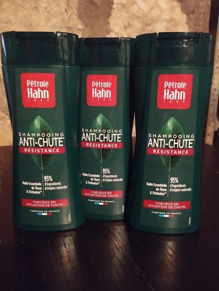 Pétrole Hann shampooing Anti Chute Lot de 3