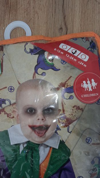 Déguisement joker bébé