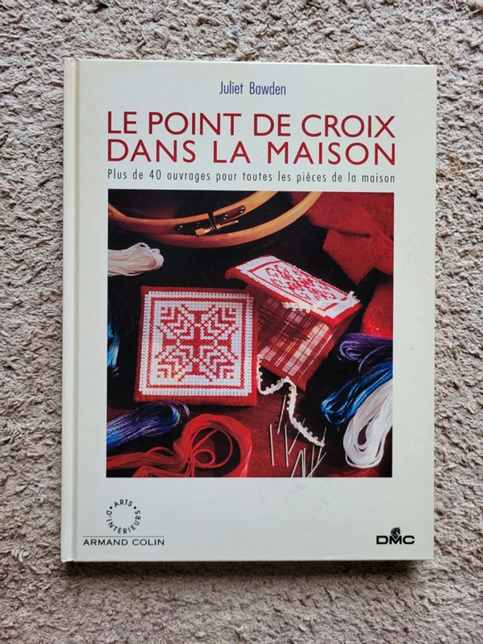 Lot de 2 livres de créations au point de croix DMC - Parfait état - photo numéro 13