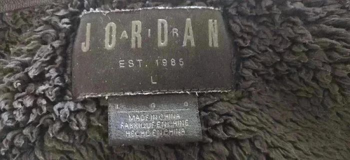 Veste polaire à capuche zippée polaire grise Nike Jordan 12-13 ans - photo numéro 5