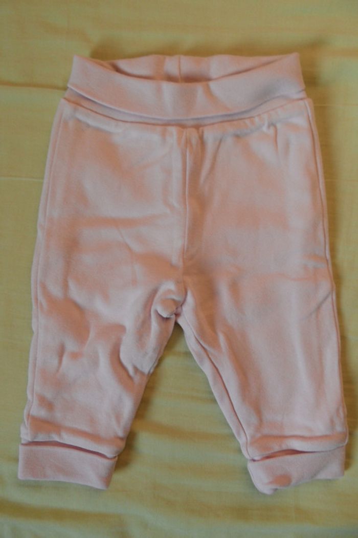 pantalon coton doublé fille, taille 9 mois