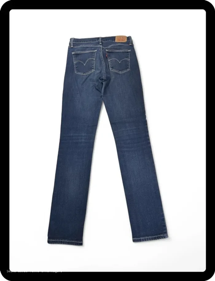 Jean Levi's Femme Slimming Skinny - Marine - Taille W27 L30 - Très Bon État - Léger Défaut - NJ391 - photo numéro 3