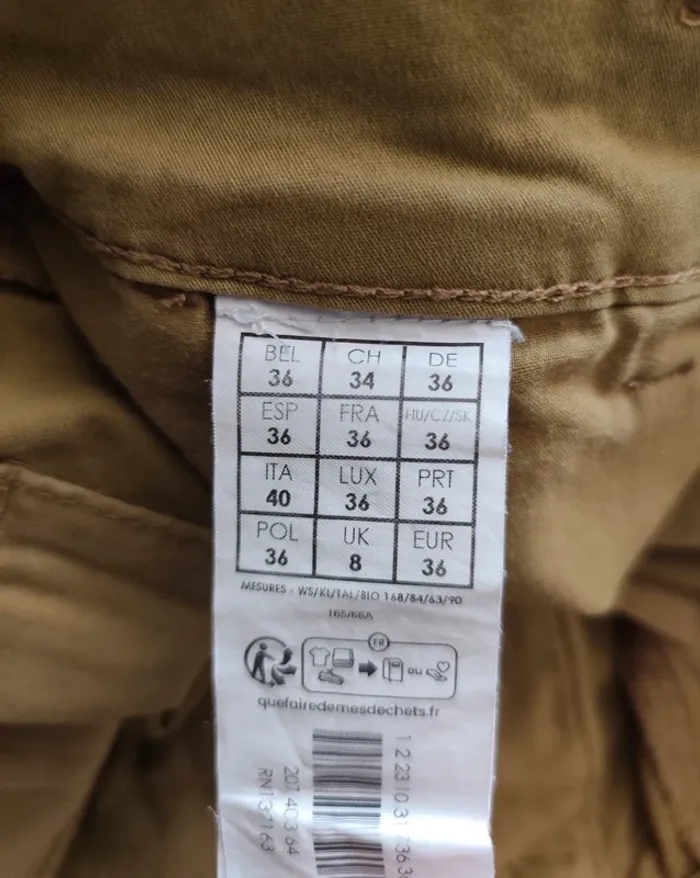 Short en toile T 36 Promod - photo numéro 9