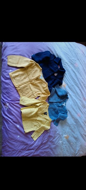 Lot de 4 gilets, 18 mois