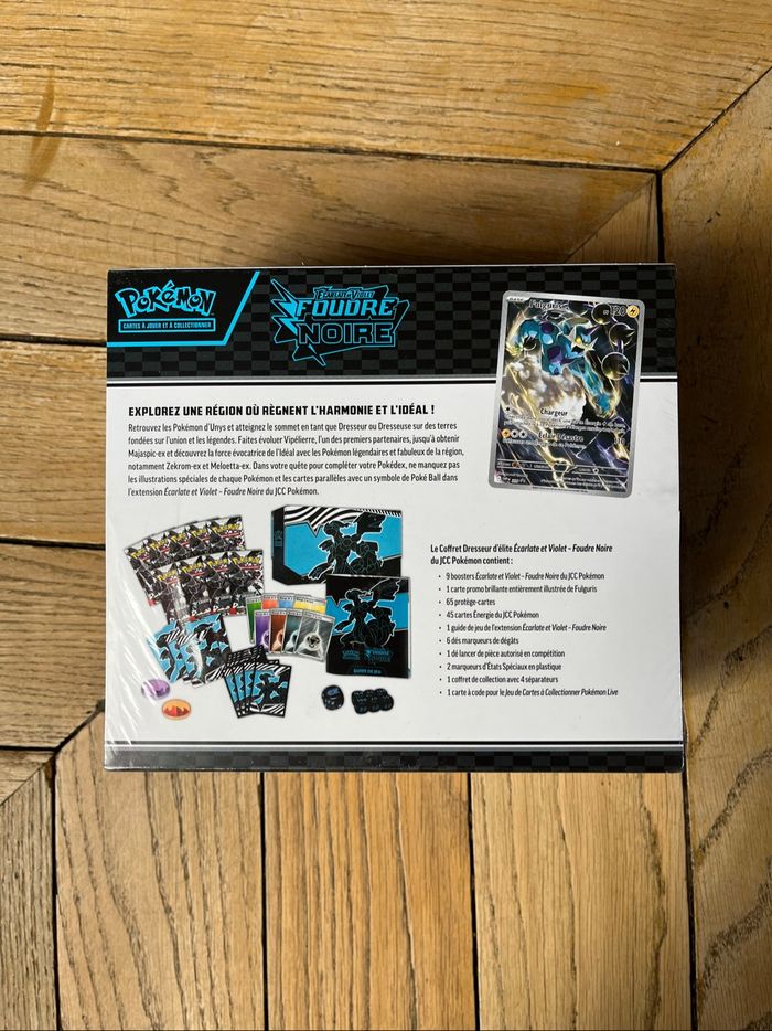 Pokémon ETB EV10.5 Foudre Noire - photo numéro 2