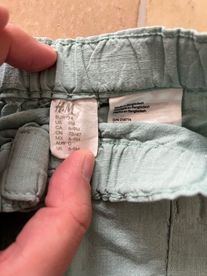 Lot shorts 6/9 mois - photo numéro 3