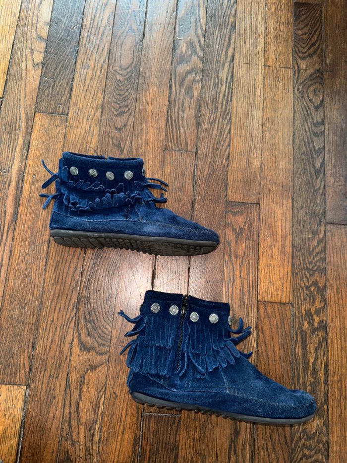 Boots en daim Minnetonka  Taille 5 us (36) - photo numéro 4