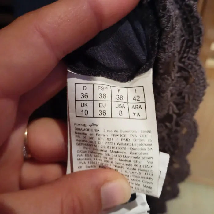 Robe mi longue taille 38 grise, pimkie - photo numéro 4