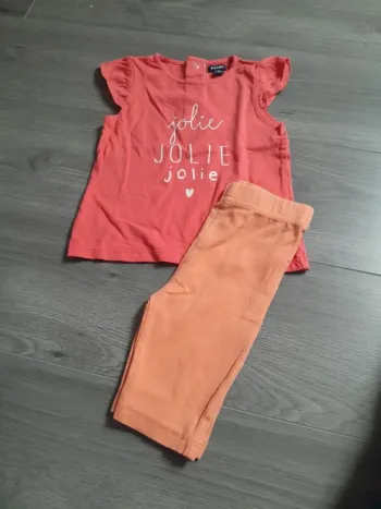 Lot T-shirt manches courtes 12 mois Kiabi