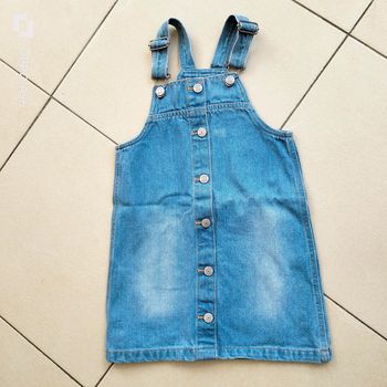 Robe jeans effet délavé