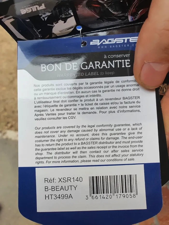 Sac a mains Moto Bagster - photo numéro 10
