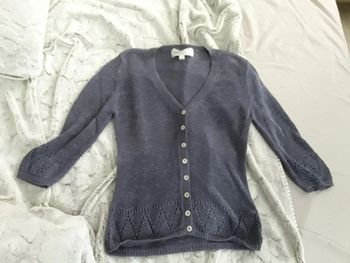 Gilet bleu taille 36