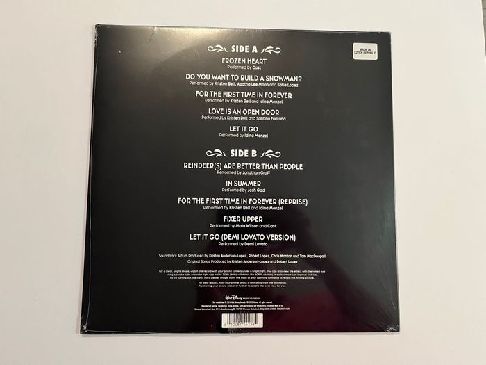 Vinyle Frozen the songs la reine des neiges Disney - photo numéro 4